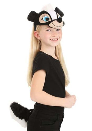 Bambi- Flower Plush Headband & Tail Kit- worn by girl model