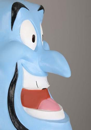 Aladdin- Genie Latex Mask- up close side view