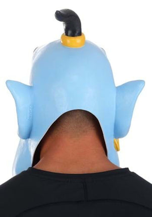 Aladdin- Genie Latex Mask- worn by model back view
