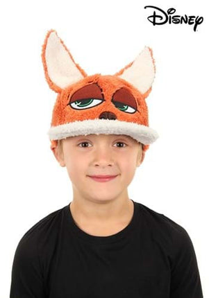 Zootopia- Nick Wilde Fuzzy Cap- worn by model