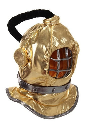 Gold Diving Bell Plush Helmet- front view