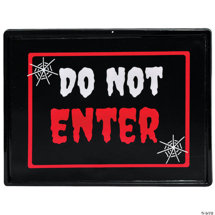 Spooky Light Up Signs- Do Not Enter