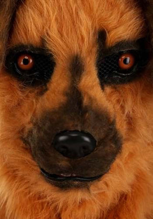 Dog Mouth Mover Mask- face up close