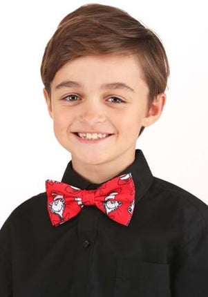 Dr. Seuss- Bow Tie Set- child wearing cat in the hat bow tie