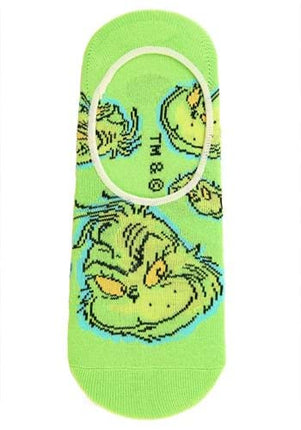 Dr. Seuss- No Show Socks Set- the grinch socks