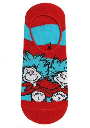 Dr. Seuss- No Show Socks Set- thing one and two socks