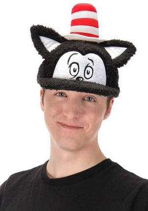 Dr. Seuss The Cat in the Hat Fuzzy Cap- worn by male model