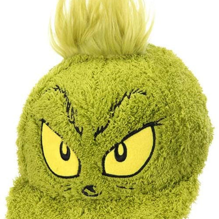 Dr. Seuss- The Grinch Fuzzy Cap- top angled view
