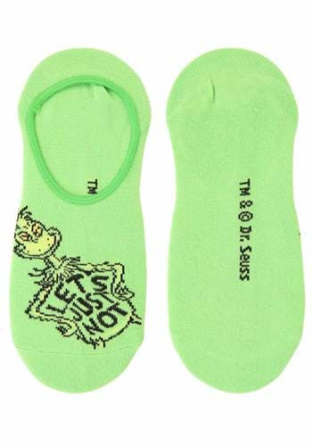 Dr. Seuss- The Grinch No Show Socks Set- green pair #1