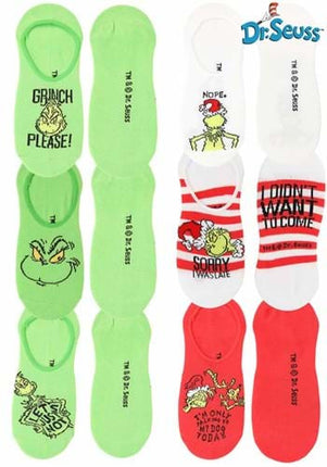 Dr. Seuss- The Grinch No Show Socks Set