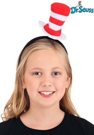 Dr. Seuss- The Cat in The Hat Springy Headband- worn by child model