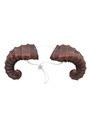 Brown Dragon Horns- front view