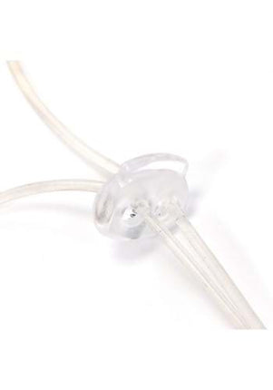 Brown Dragon Horns- adjustable clear strap