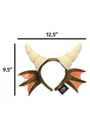 Dragon Horns Headband- measurements