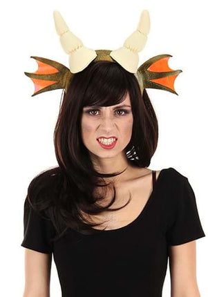 Dragon Horns Headband- worn by adult model