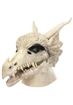 Dragon Skull Mouth Mover Mask- angled view