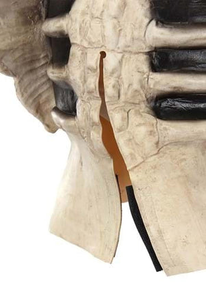 Dragon Skull Mouth Mover Mask- close up back view