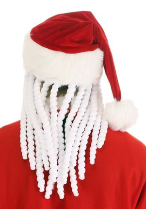 Dread Santa Hat- worn by model back view