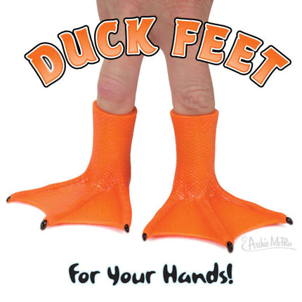 Duck Foot Finger Puppet