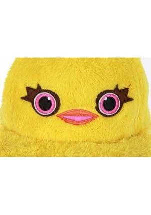 Toy Story- Fuzzy Ducky Cap- front view up close