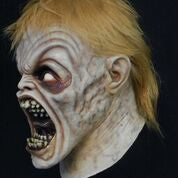 Left-side view of Evil Ed mask