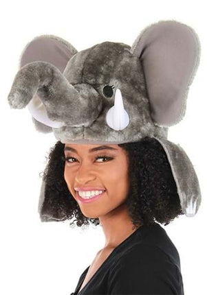 Elephant Sprazy Toy Hat- worn by adult model 2