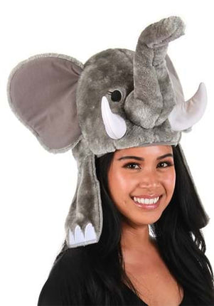 Elephant Sprazy Toy Hat- worn by adult model