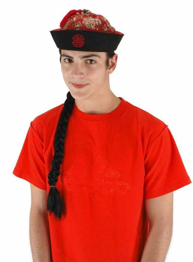 Mandarin Hat with Braid