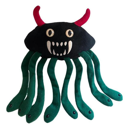 evil e. coli plushie front view