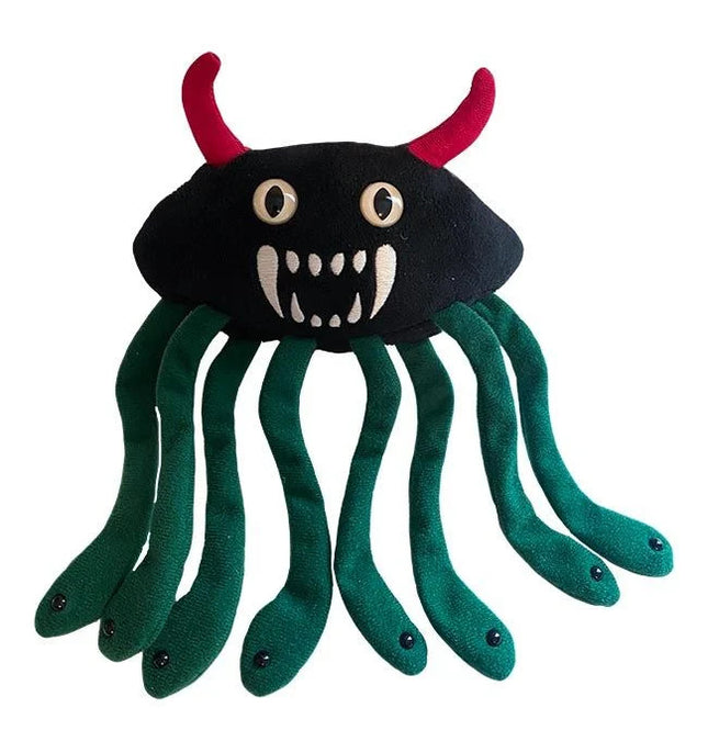 evil e. coli plushie front view