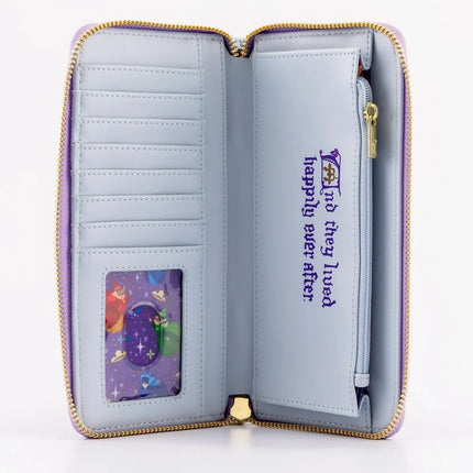 Sleeping Beauty Castle Wallet- inside view