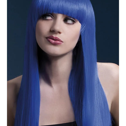 Neon Blue Alexia Wig