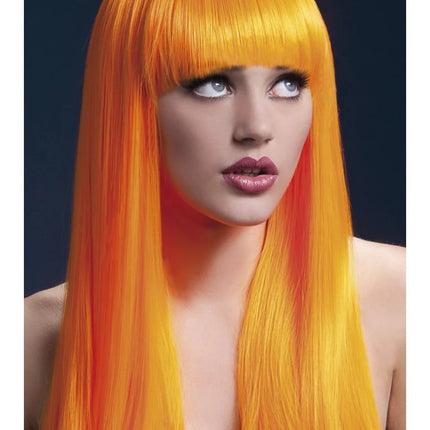 Neon Orange Alexia Wig