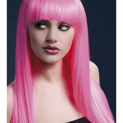 Neon Pink Alexia Wig