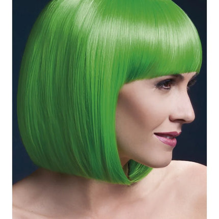 Neon Green Elise Wig