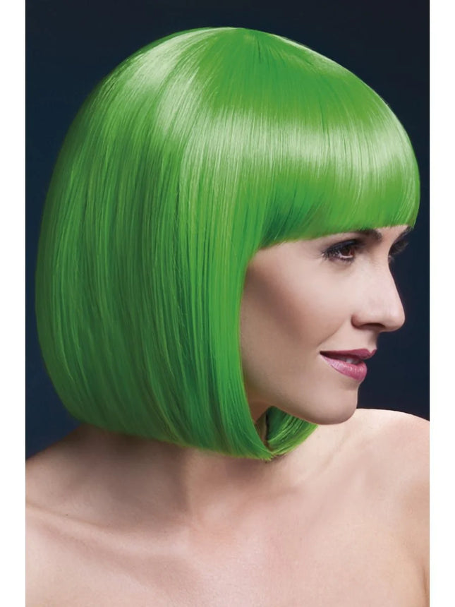 Neon Green Elise Wig