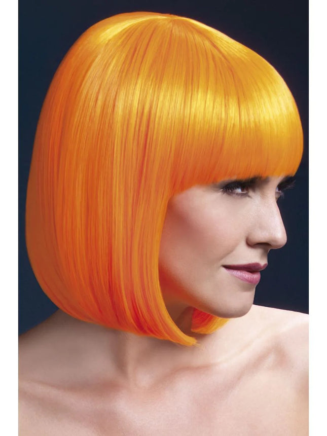 Neon Orange Elise Wig