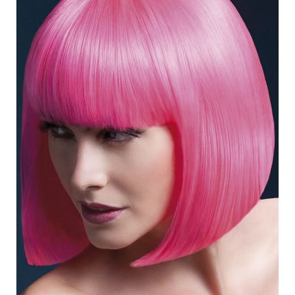 Neon Pink Elise Wig