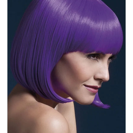 Neon Purple Elise Wig