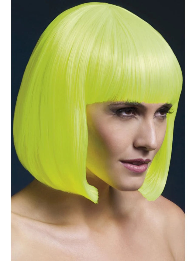 Neon Yellow Elise Wig