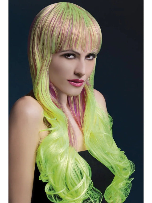 Purple & Yellow Emily Wig