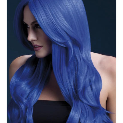 Neon Blue Khloe Wig