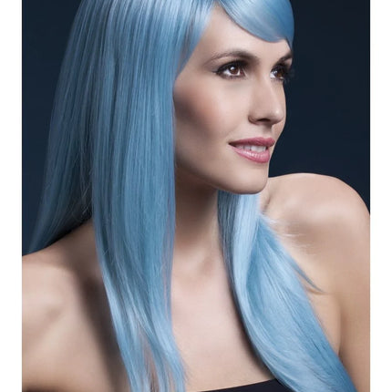 Pastel Blue Sienna Wig