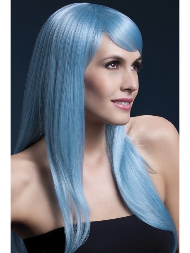 Pastel Blue Sienna Wig