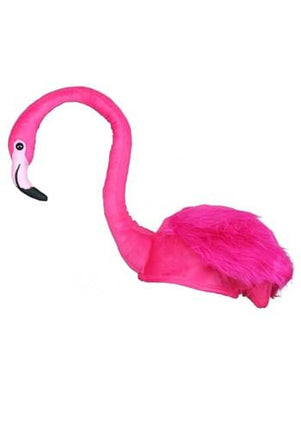 Flamingo Plush Hat- side view