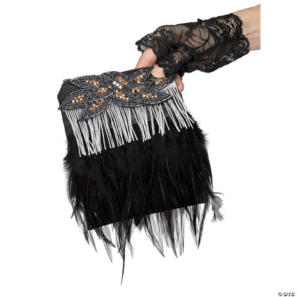 Feather Flapper Handbag