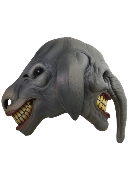 Flip Flop Donkey Elephant Mask
