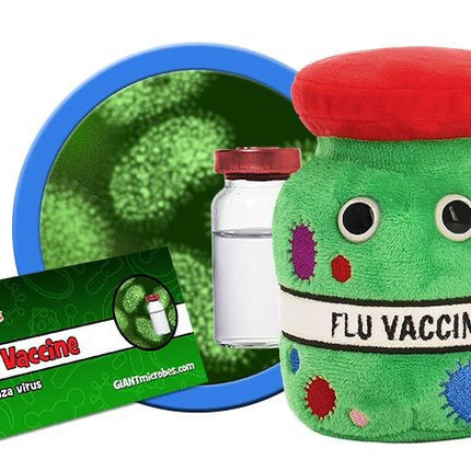 Flu Vaccine- With Informational Tag