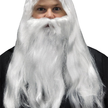 MERLIN WIG AND BEARD SET