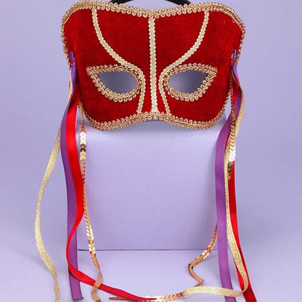 VENETIAN COUPLE MASK GD TRIM